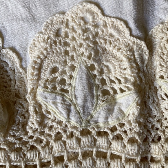 {SOLD} Chasing Unicorns✨ All Summer Long Linen and Crochet Skirt Sz Small - Picture 13 of 17